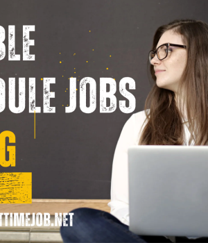 Flexible schedule jobs hiring for remote and part-time work