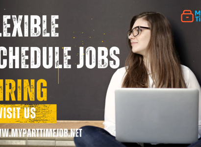 Flexible schedule jobs hiring for remote and part-time work